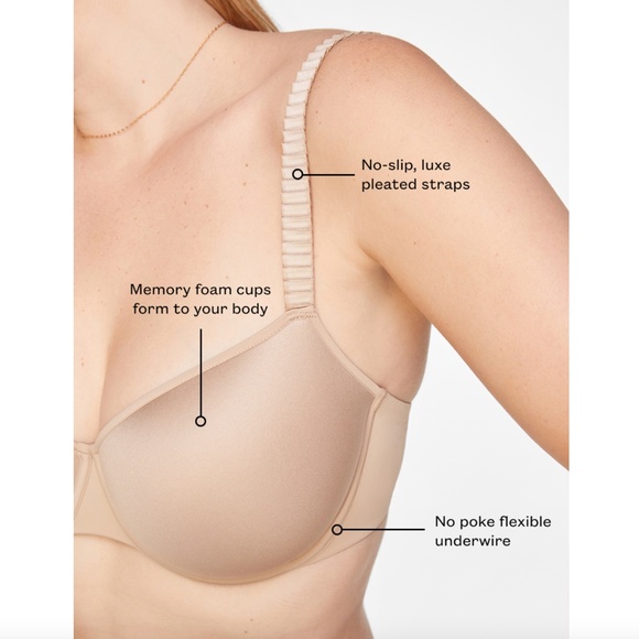 ThirdLove 24/7® Classic T-shirt Bra Taupe - Size 40E - Picture 2 of 7